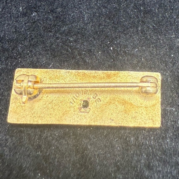 VTG CTO 10K GOLD FILL JC PENNEY EMPLOYEE AWARD DIAMONDS GOLDEN RULE RULER PIN - Picture 2 of 3